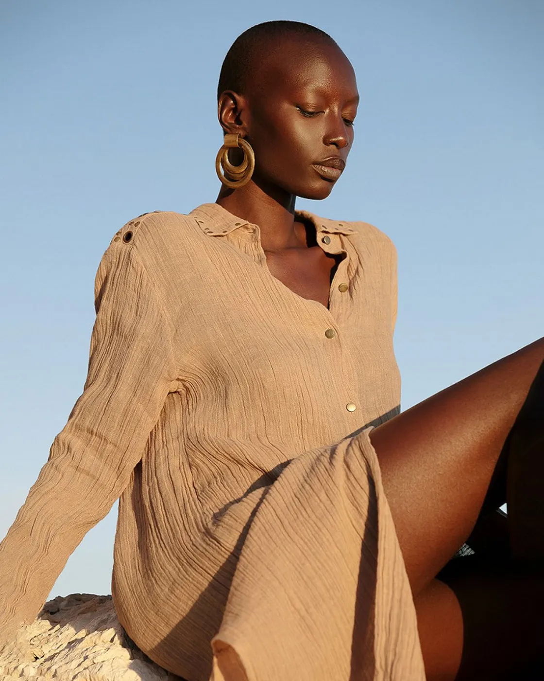 Mes Demoiselles Paris Chemises & Tops>Chemise Gil Sable