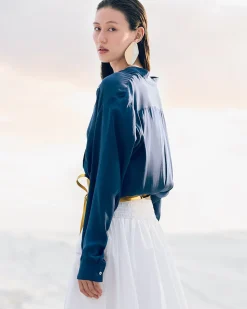 Mes Demoiselles Paris Chemises & Tops>Chemise Silveness Bleu
