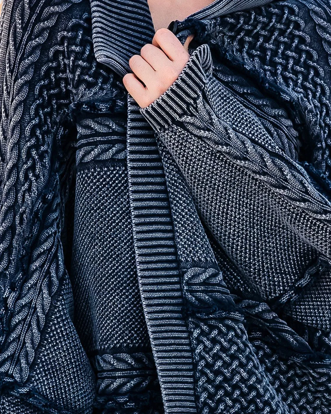 Mes Demoiselles Paris Pulls & Gilets>Gilet Satsuki Bleu Marine