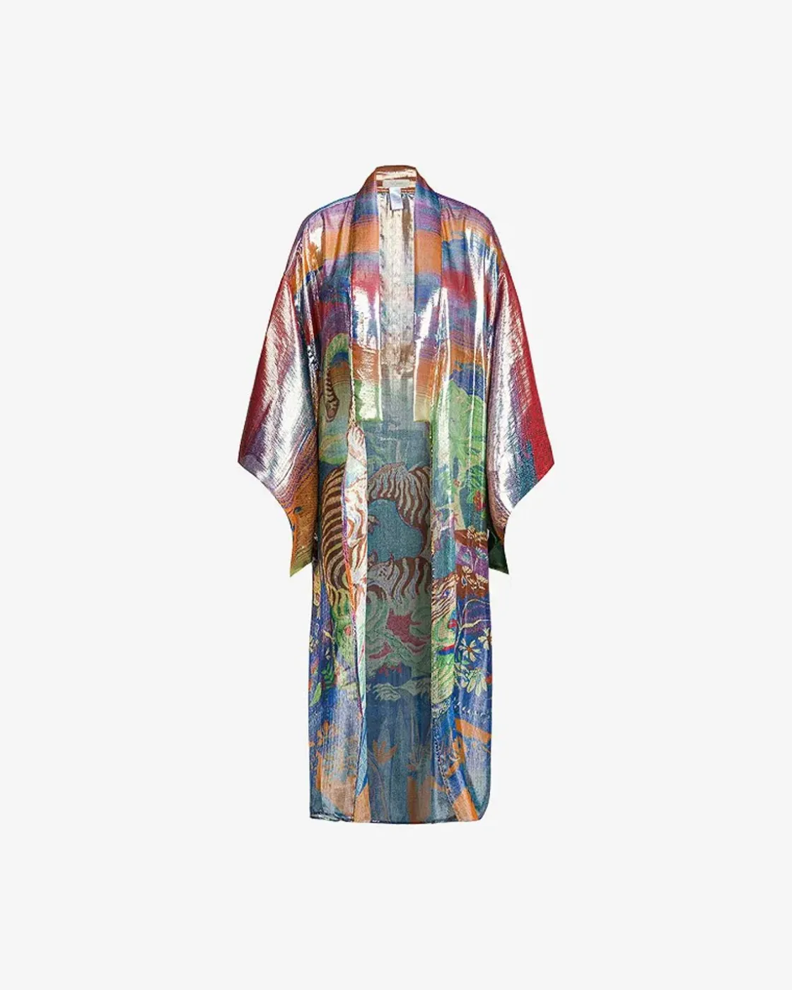 Mes Demoiselles Paris Kimonos & Ponchos>Kimono Roar Imprime Multicolor
