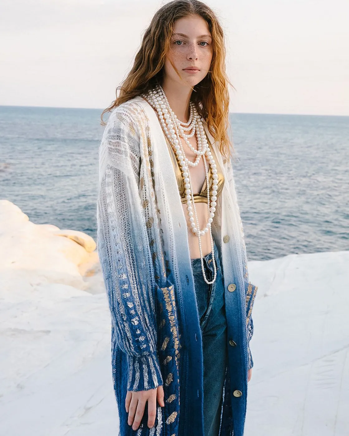 Mes Demoiselles Paris Manteaux & Vestes>Manteau Blue Belle Bleu