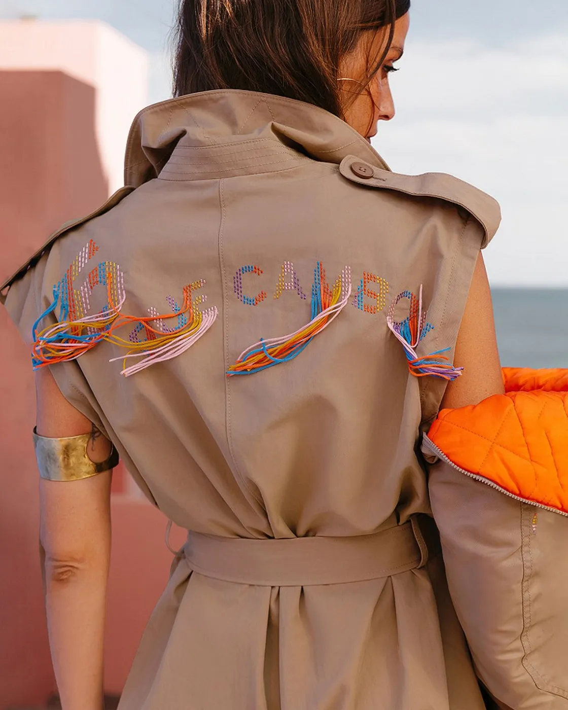 Mes Demoiselles Paris Manteaux & Vestes>Manteau Raspail Bronze