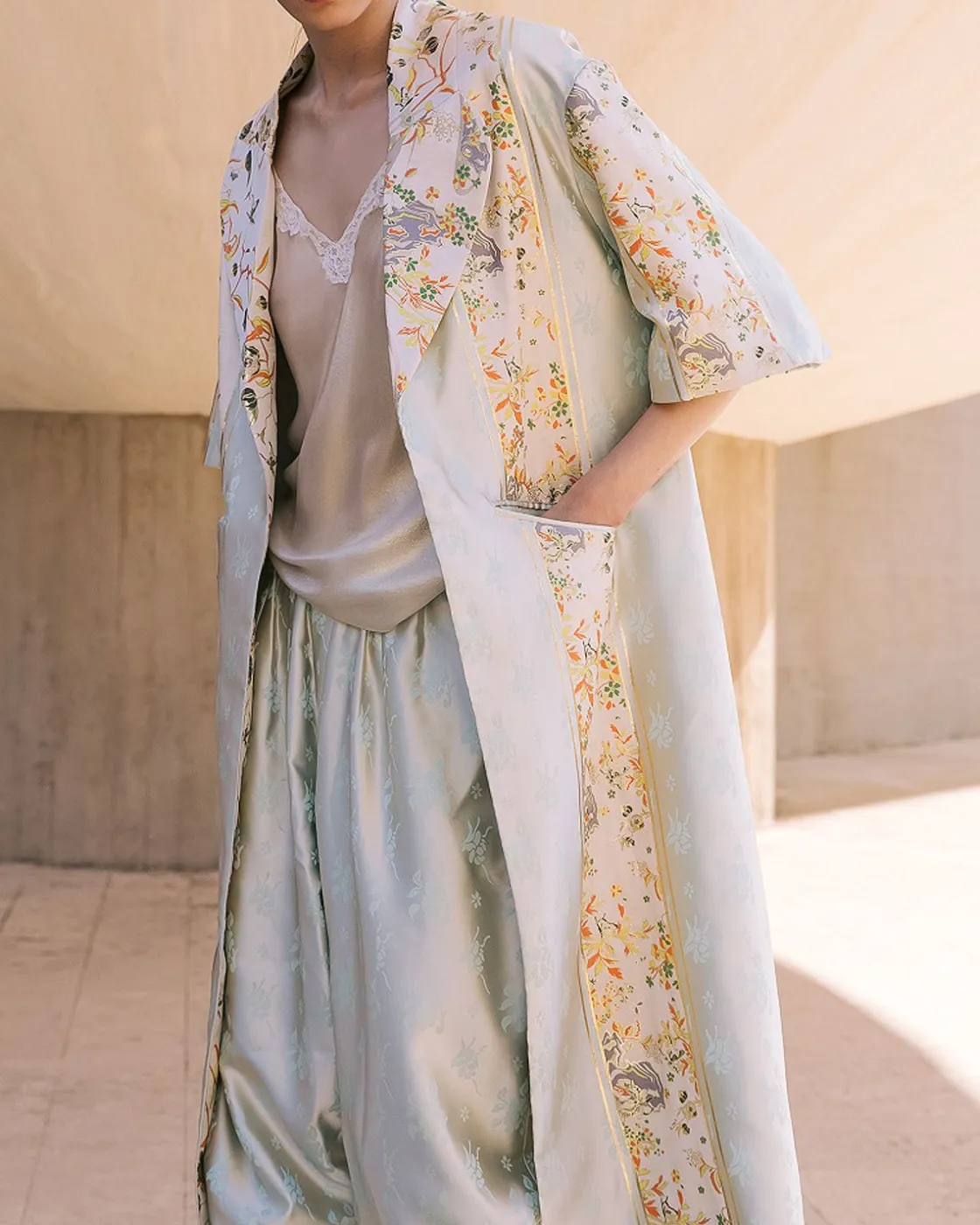 Mes Demoiselles Paris Manteaux & Vestes>Manteau Zoflower Mutico Fleuri