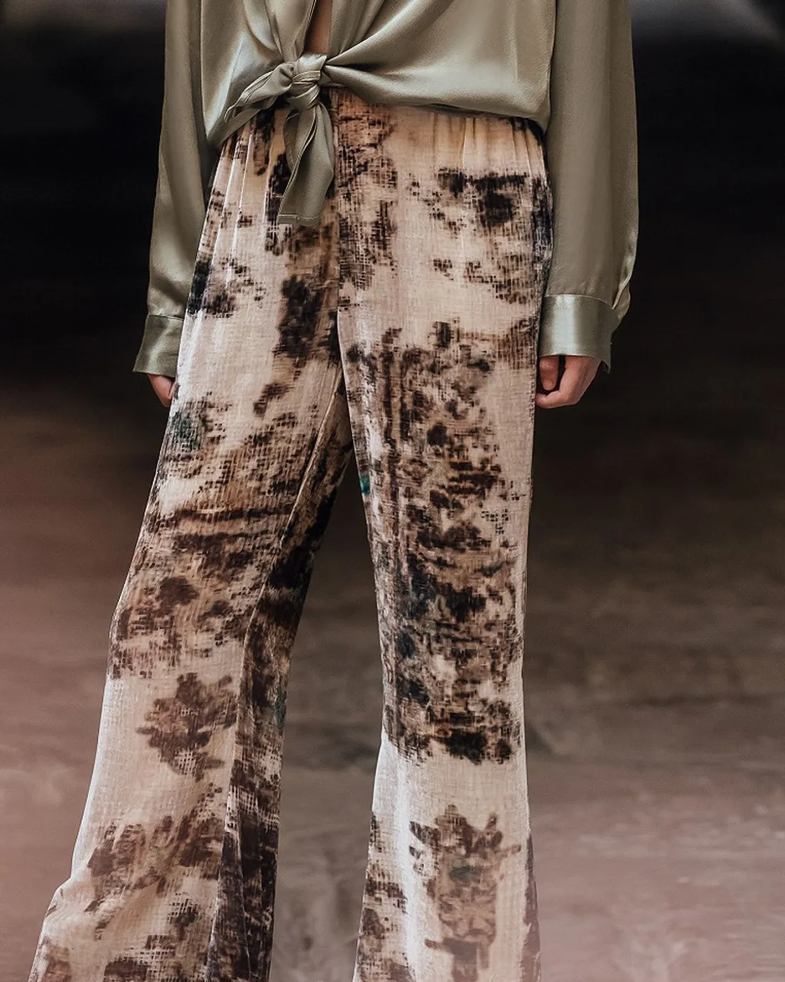 Mes Demoiselles Paris Pantalons>Pantalon Allar Kaki