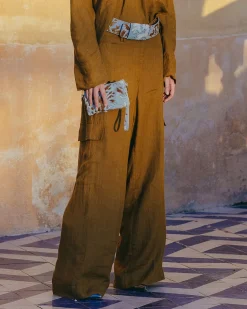 Mes Demoiselles Paris Pantalons>Pantalon Cyr Bronze