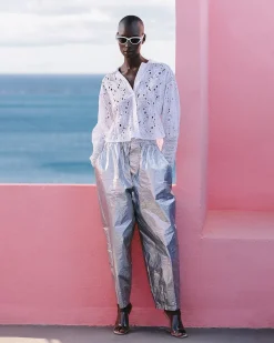 Mes Demoiselles Paris Pantalons>Pantalon Dif Argent