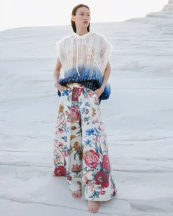 Mes Demoiselles Paris Pantalons>Pantalon Jopa Imprime Fleuri