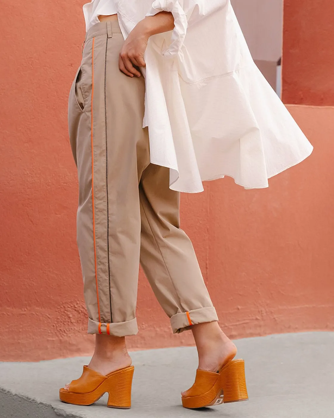 Mes Demoiselles Paris Pantalons>Pantalon Richelieu Bronze