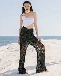Mes Demoiselles Paris Pantalons>Pantalon Starlet Noir