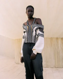 Mes Demoiselles Paris Pulls & Gilets>Pull Misaki Ivoire