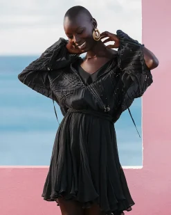 Mes Demoiselles Paris Robes & Jupes>Robe Anna Noir