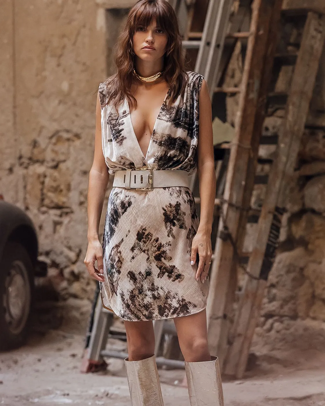Mes Demoiselles Paris Robes & Jupes>Robe Arenzo Kaki