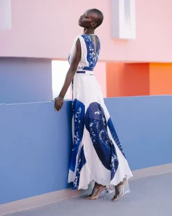 Mes Demoiselles Paris Robes & Jupes>Robe Caspienne Bleu