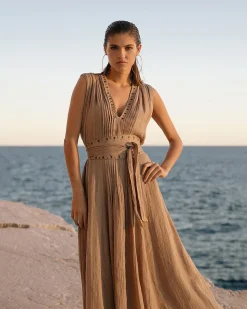 Mes Demoiselles Paris Robes & Jupes>Robe Galla Sable