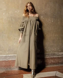 Mes Demoiselles Paris Robes & Jupes>Robe Parimar Kaki
