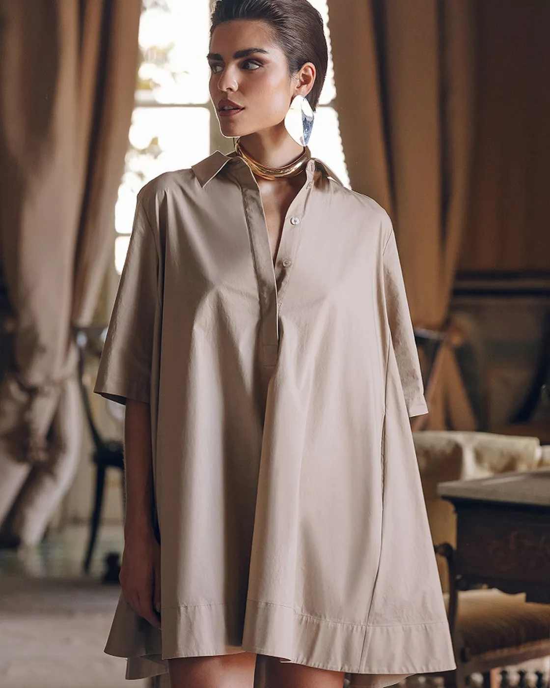 Mes Demoiselles Paris Robes & Jupes>Robe Perle Sable
