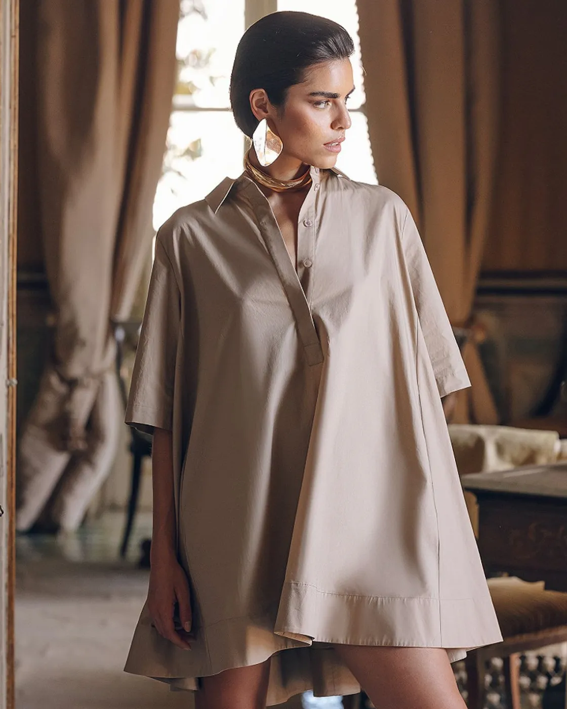 Mes Demoiselles Paris Robes & Jupes>Robe Perle Sable