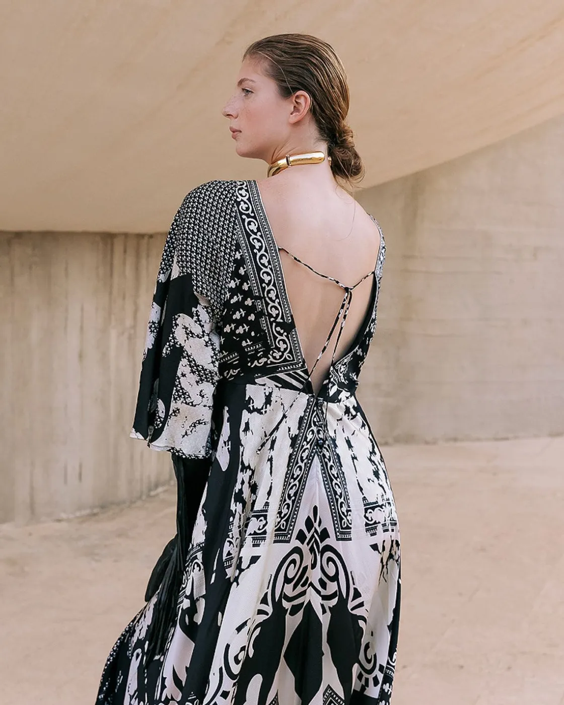 Mes Demoiselles Paris Robes & Jupes>Robe Wonda Noir / Blanc