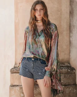 Mes Demoiselles Paris Pantalons>Short Jim Bleu