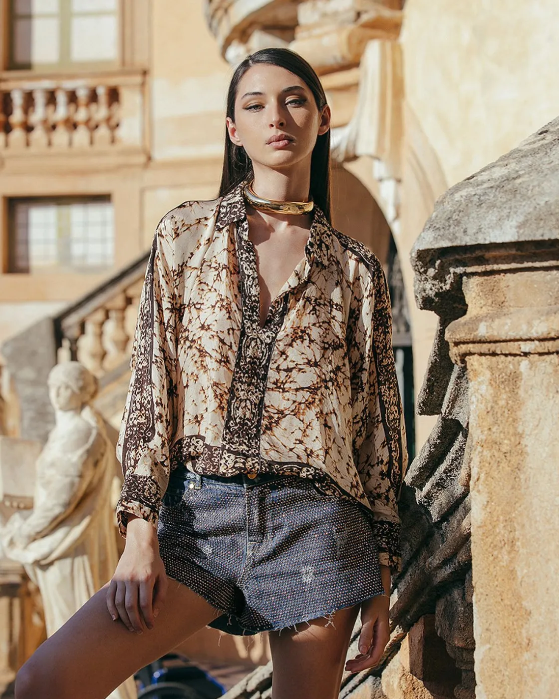 Mes Demoiselles Paris Pantalons>Short Jim Bleu