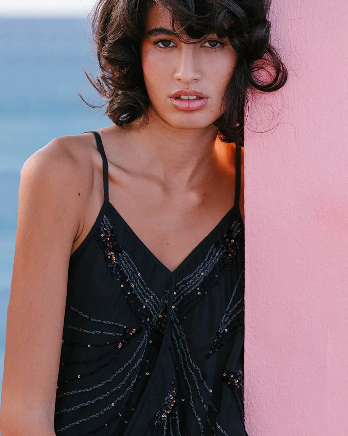 Mes Demoiselles Paris Chemises & Tops>Top Alba Noir