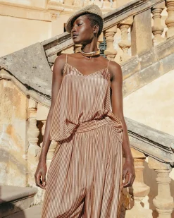 Mes Demoiselles Paris Chemises & Tops>Top Herry Terre / Chocolat