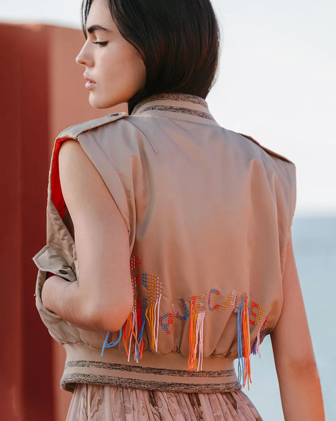 Mes Demoiselles Paris Manteaux & Vestes>Veste Ruff Bronze